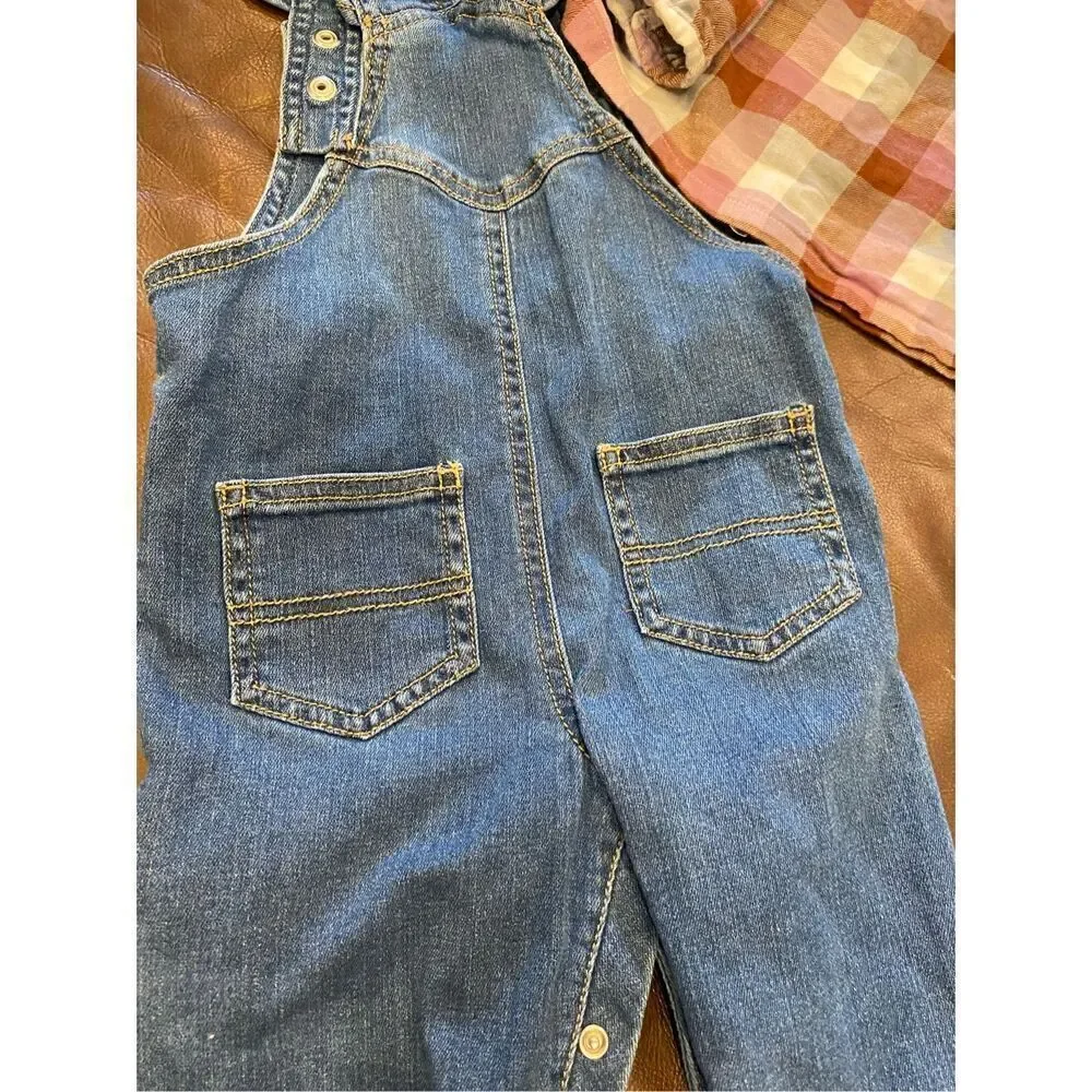 ✅Carter’s fall bundle thanksgiving overalls Sz 12 months